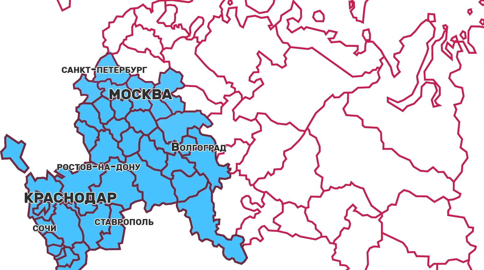 Карта в Домодедово
